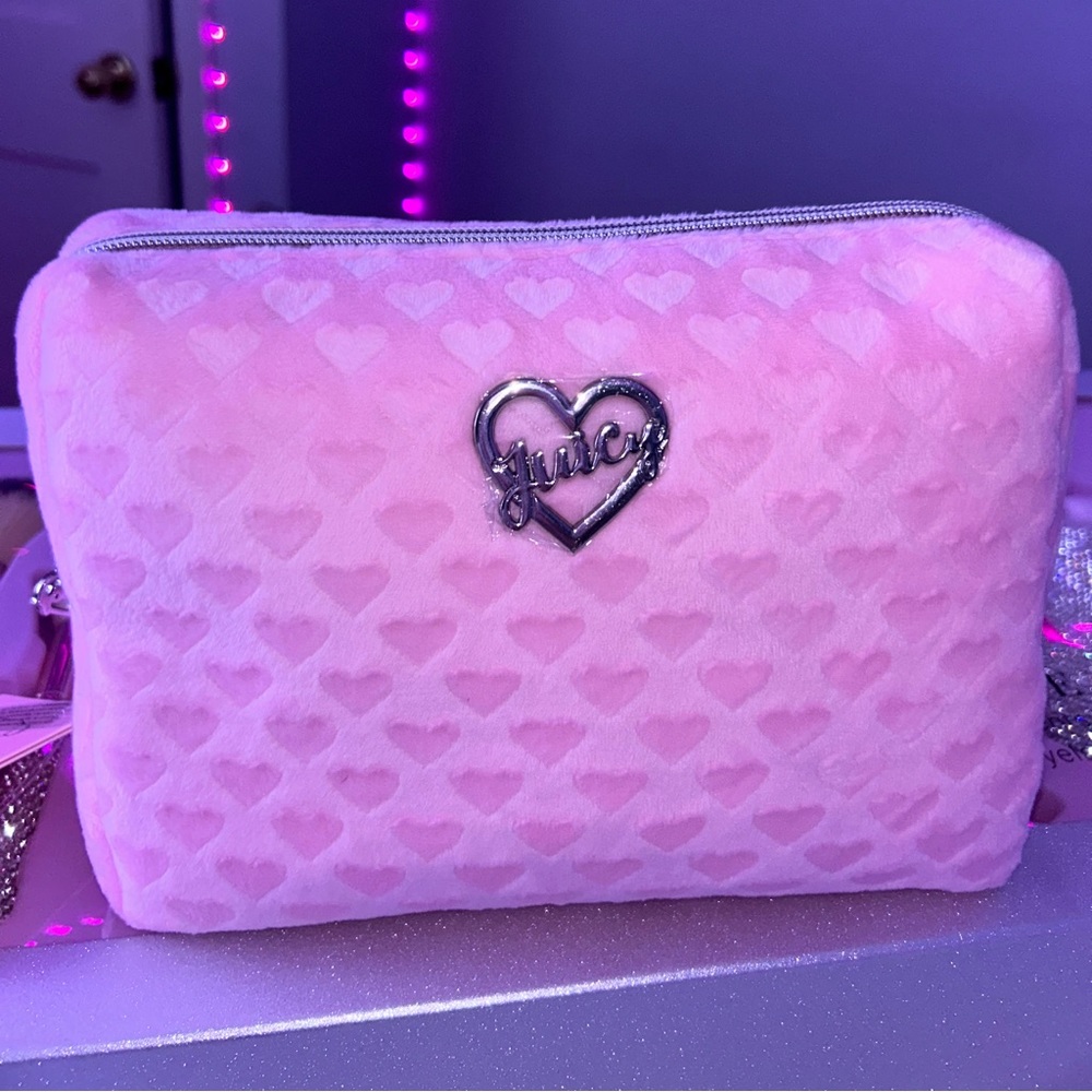 Juicy Couture Plush Makeup Bag